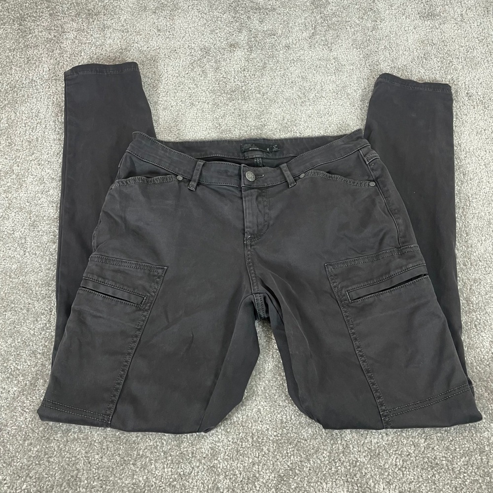 prAna Cargo Pants Womens 6 Skinny Louisa Organic Cotton